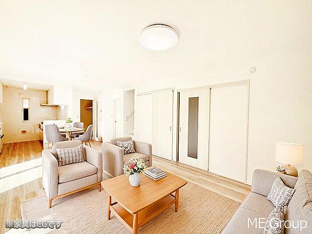 ■くつろぎと笑顔が集まる、心温まるリビング