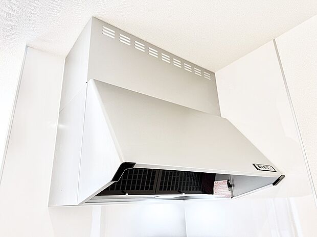 ■調理時の蒸気や匂いが換気扇に誘導され、効率的に排煙ができます。