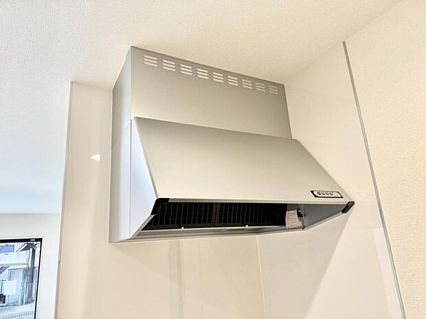 ■調理時の蒸気や匂いが換気扇に誘導され、効率的に排煙ができます。