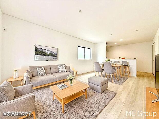 ■くつろぎと笑顔が集まる、心温まるリビング