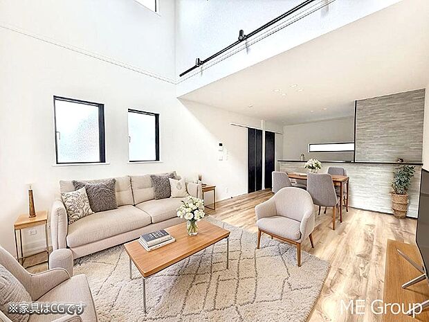 ■心落ち着く場所、ゆったり過ごせるリビング