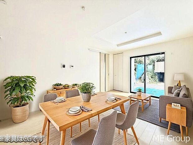 ■くつろぎと笑顔が集まる、心温まるリビング