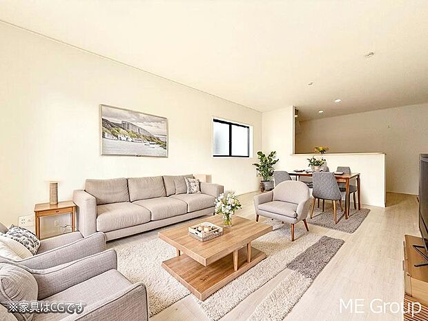 ■心落ち着く場所、ゆったり過ごせるリビング