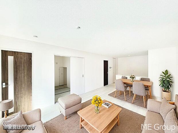 ■心落ち着く場所、ゆったり過ごせるリビング