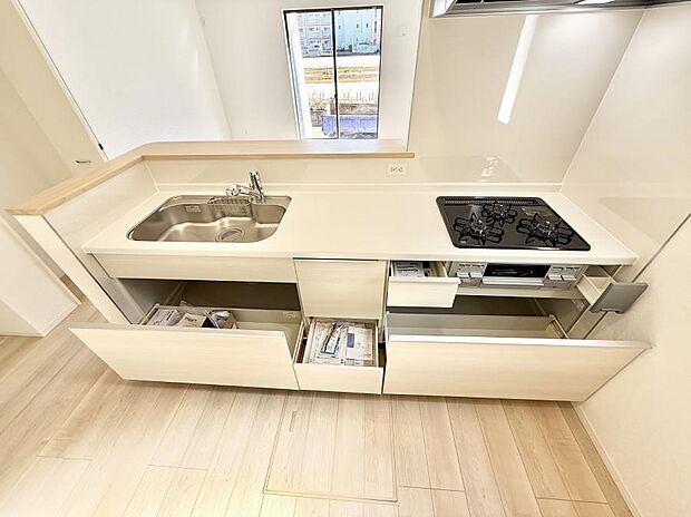 ■料理がもっと楽しくなる、快適なキッチン空間