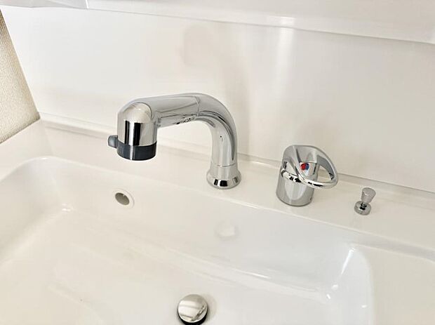 ■細かい部分まで洗いやすく便利なハンドシャワー付き