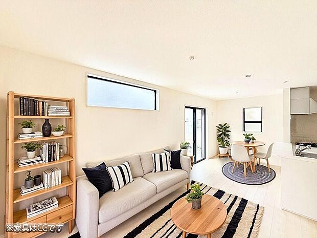 ■くつろぎと笑顔が集まる、心温まるリビング