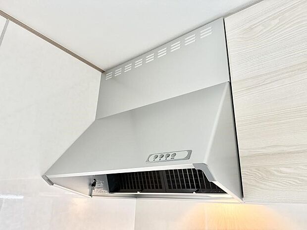 ■調理時の蒸気や匂いが換気扇に誘導され、効率的に排煙ができます。