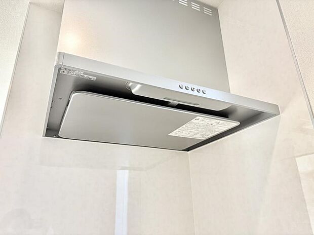 ■調理時の蒸気や匂いが換気扇に誘導され、効率的に排煙ができます。