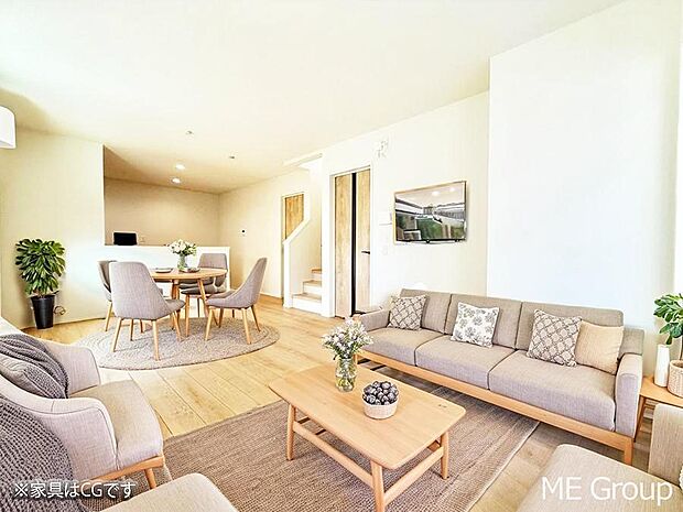 ■心落ち着く場所、ゆったり過ごせるリビング