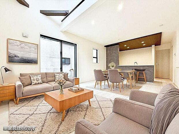 ■心落ち着く場所、ゆったり過ごせるリビング