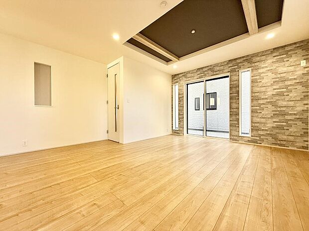 ■温もりを感じる、居心地のいいリビング