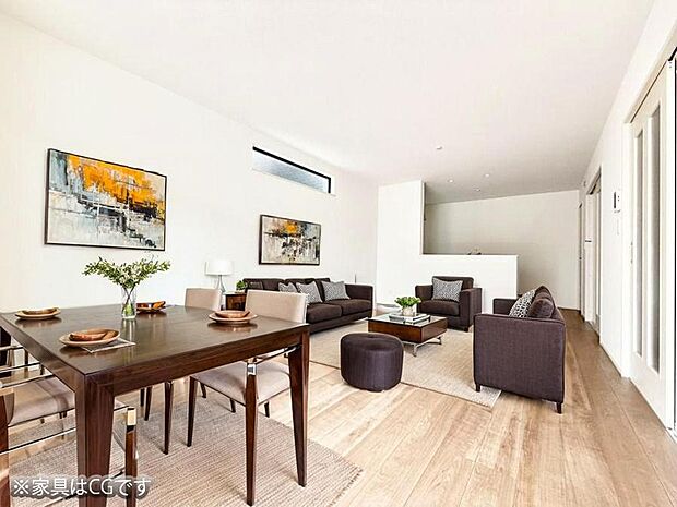 ■くつろぎと笑顔が集まる、心温まるリビング