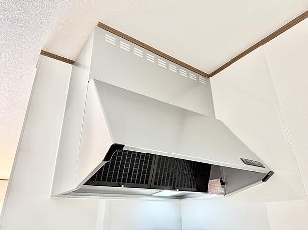 ■調理時の蒸気や匂いが換気扇に誘導され、効率的に排煙ができます。