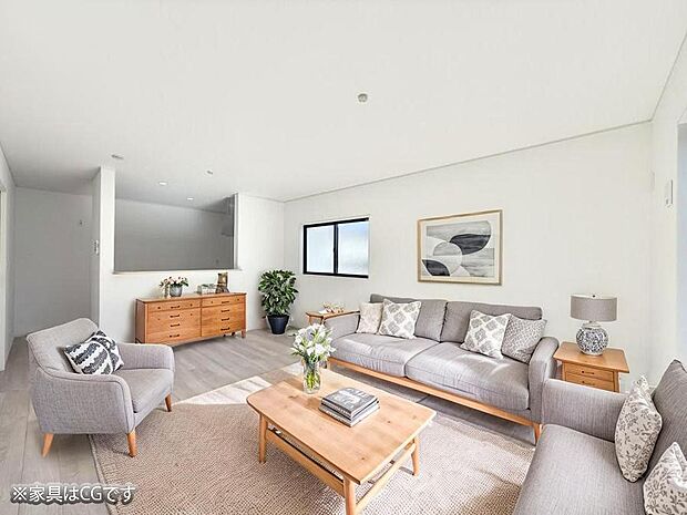 ■心落ち着く場所、ゆったり過ごせるリビング