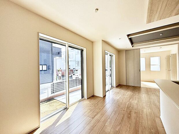 1号棟 ■温もりを感じる、居心地のいいリビング