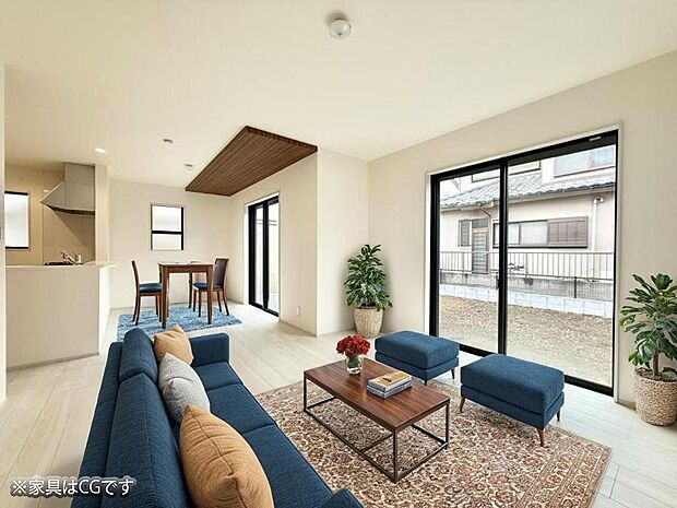 ■心落ち着く場所、ゆったり過ごせるリビング