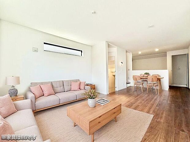 ■くつろぎと笑顔が集まる、心温まるリビング