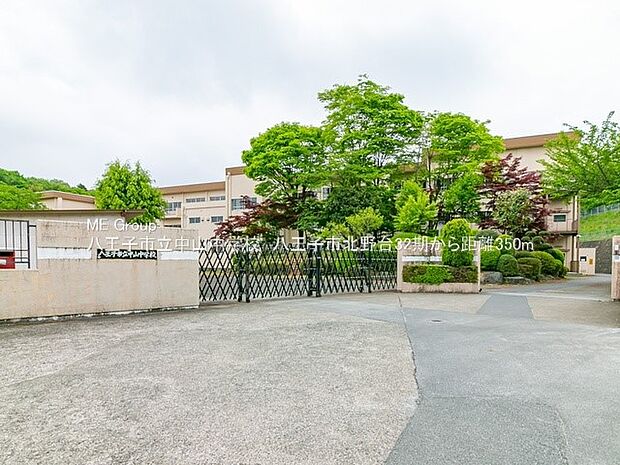 中学校 350m 八王子市立中山中学校