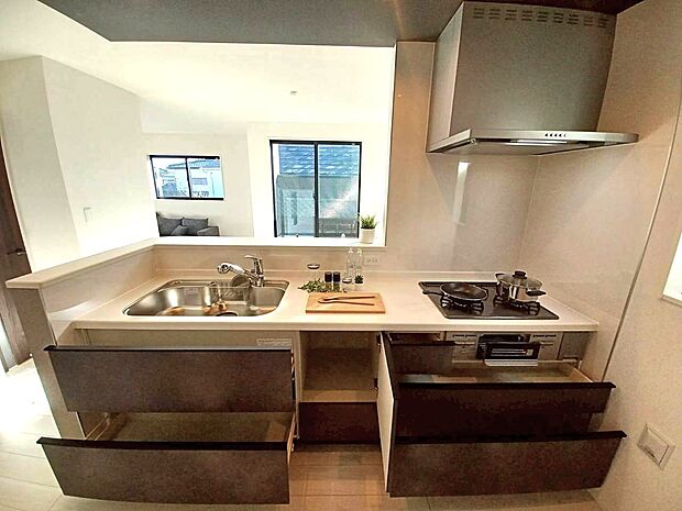 ■キレイに片付く、使いやすいキッチン