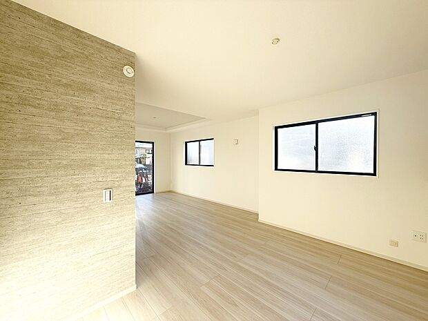 ■家族が自然と集まり、楽しい時間を過ごせるリビング