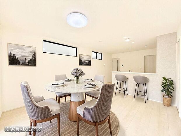 ■心落ち着く場所、ゆったり過ごせるリビング