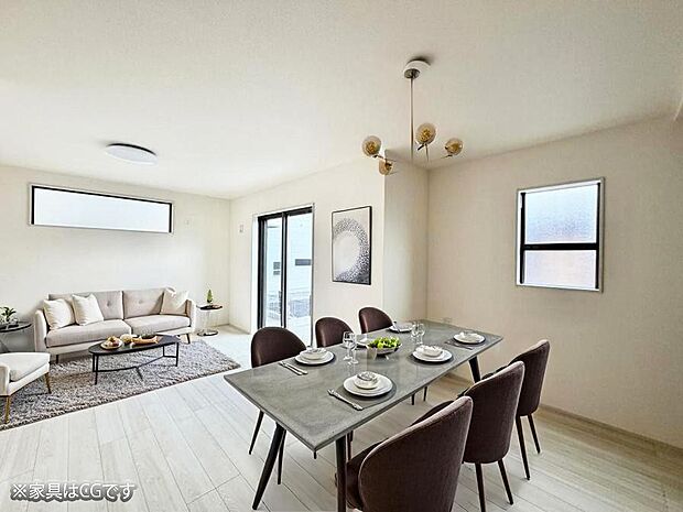 ■心落ち着く場所、ゆったり過ごせるリビング