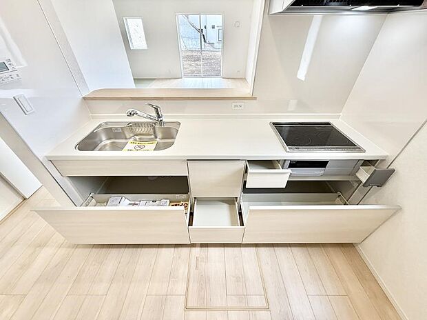 1号棟 ■料理がもっと楽しくなる、快適なキッチン空間