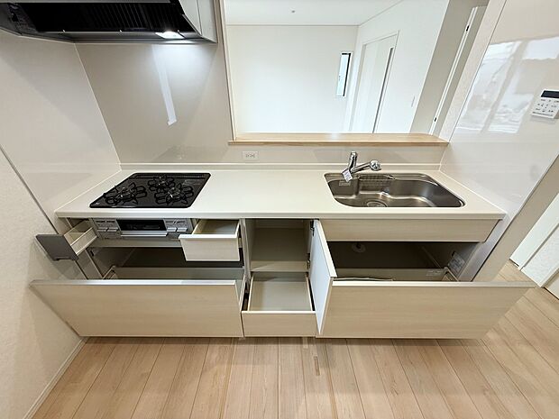 1号棟 ■キレイに片付く、使いやすいキッチン