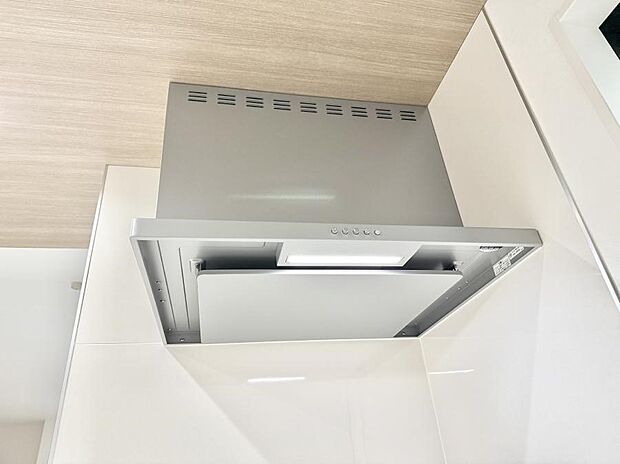 ■調理時の蒸気や匂いが換気扇に誘導され、効率的に排煙ができます。