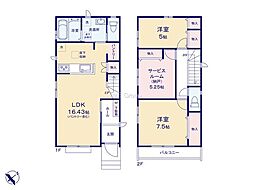 昭島市緑町2丁目6期 新築戸建 全3棟 B号棟