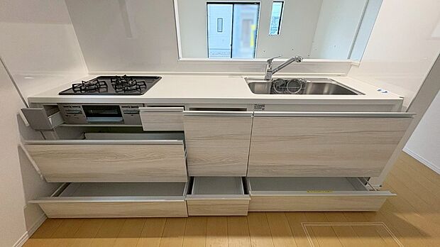 F号棟  ■キレイに片付く、使いやすいキッチン
