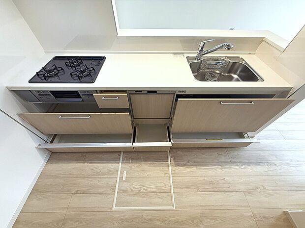 1号棟 ■キレイに片付く、使いやすいキッチン