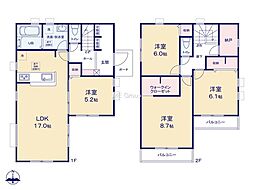 東村山市諏訪町2丁目第5　新築戸建　全2棟　1号棟