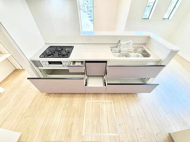 1号棟 ■料理がもっと楽しくなる、快適なキッチン空間