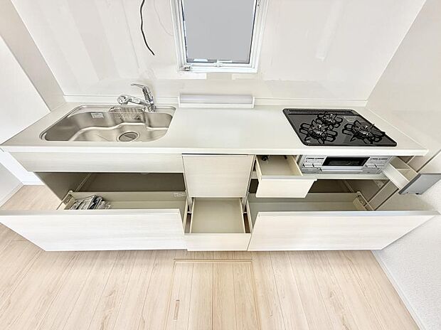 1号棟 ■料理がもっと楽しくなる、快適なキッチン空間