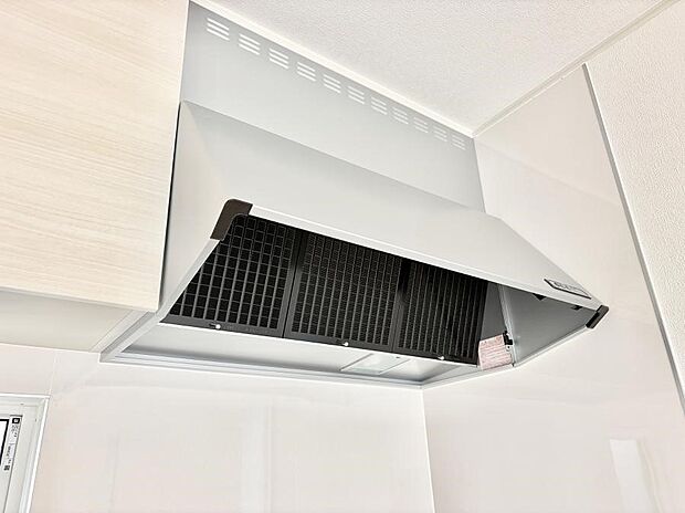 ■調理時の蒸気や匂いが換気扇に誘導され、効率的に排煙ができます。