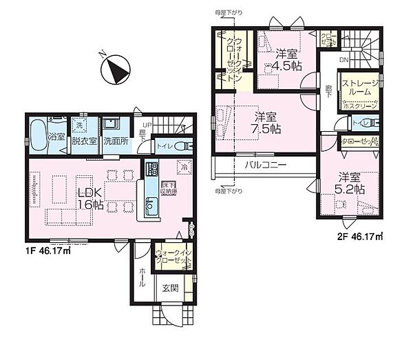 間取りを拡大表示