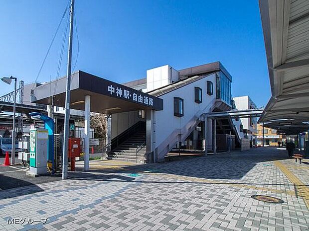 駅 880m JR青梅線「中神」駅
