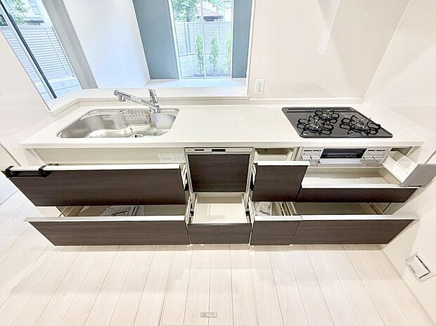 2号棟 ■料理がもっと楽しくなる、快適なキッチン空間