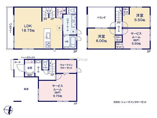 間取りを拡大表示