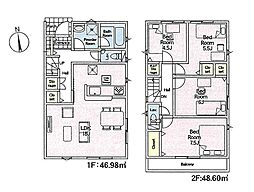 稲城市押立第6 新築戸建 全3棟 2号棟