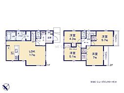 稲城市平尾5期 新築戸建 全3棟 3号棟