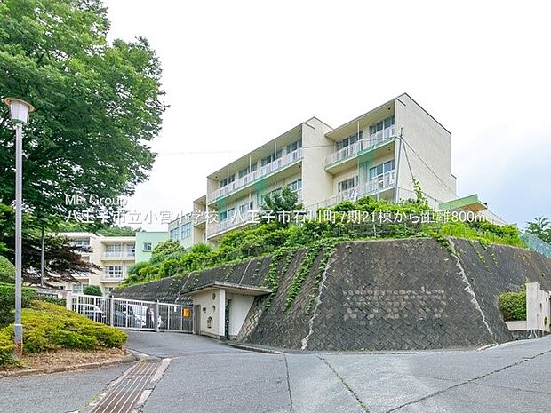 小学校 800m 八王子市立小宮小学校