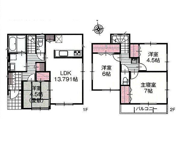 間取りを拡大表示