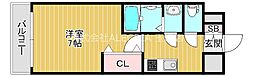 LIVIAZ OSAKA Verite 1Kの間取図画像