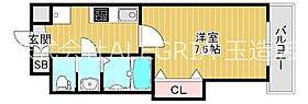 大阪府大阪市東成区玉津１丁目（賃貸マンション1K・3階・25.05㎡） その2