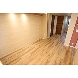 サンハイム山岡　B棟 1階2LDKのリビング/ダイニング