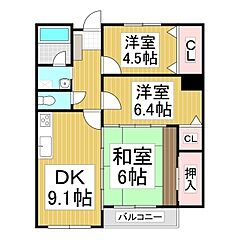 物件の間取り