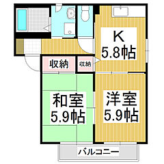 物件の間取り